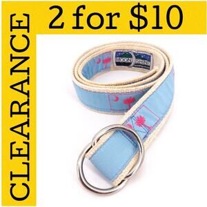 🟡 South Carolina state flag canvas ribbon belt